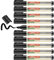 edding 29 Ecoline Whiteboardmarker - schwarz - 10 Whiteboard Stifte - Keilspitze 1-5 mm - Boardmarker abwischbar - Whiteboard, Flipchart, Magnettafel, Pinnwand, Memoboard - Sketchnotes - nachfüllbar
