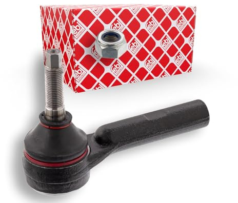 febi bilstein 41092 Spurstangenendstück mit Sicherungsmutter, 1 Stück | Kompatibel mit: CHRYSLER VOYAGER / GRAND VOYAGER III, DODGE CARAVAN