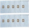 10 Industrie- Baustellen- 30L Heavy Microvlies Staubsaugerbeutel kompatibel für Nilfisk-Alto Attix 30