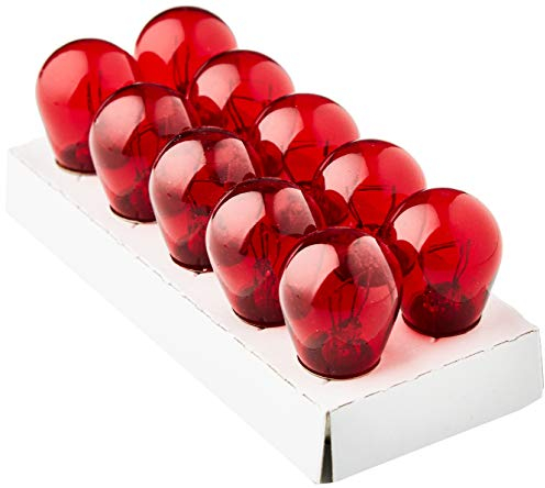 M-Tech Z16 Ampoule BAY15D 12 V 21 P21/5 W Rouge, Rouge, Set de 10