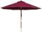 anndora® Sonnenschirm Gartenschirm Marktschirm 3 m rund wasserabweisend - mit Winddach Dunkelrot