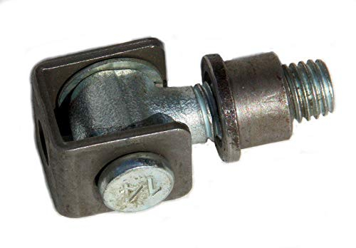 UHRIG Verstellbares Torband M14, teilverzinkt, mit Einschweißmutter, einstellbares Torscharnier für z.B. Gartentür, Schmiedeeisen Tor usw..