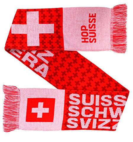 Schweizer Fußball-Strickschal