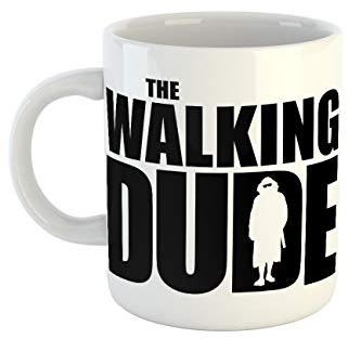 clothinx Kaffeetasse mit Aufdruck The Walking Dude