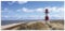 ARTland Spritzschutz Küchenrückwand aus Alu für Küche Herd Spüle 120x55 cm (BxH) mit Motiv Strand Nordsee Meer Dünen Himmel Leuchtturm Sylt Maritim T9ML