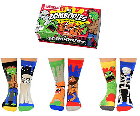 Zombodies Monster Oddsocks Socken in 30,5-38,5 im 6er Set - Strumpf
