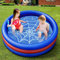 Aufblasbares Planschbecken - Kinder Aufstellpool,onozio Schwimmbad Familienpool für den Garten(120x30cm)