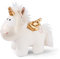 NICI 46374 Kuscheltier Angelia 32cm – Einhorn Plüschtier für Mädchen, Jungen & Babys – Flauschiges Stofftier zum Kuscheln & Spielen – Kuscheliges Schmusetier – Theodor & Friends, weiß/Gold, 32 cm