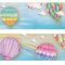 Sunnywall® Wandbordüre Heißluftballons einzigartiges Design | Baby- Kinderzimmer Dekoration | hochwertiges Tapetenvlies | 400 x 12 cm