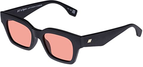 Le Specs LAST STRAW BLACK STRAW - Sonnenbrille für Damen und Herren Quadratische Rahmenform mit UV-Schutz LSU2229546