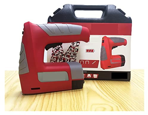 juqing-6869 Framing Nailer Electric Stapler Lithium-ion Cordless Nail Gun Staple Gun Nailer Stapler Furniture DIY Tool Wood Frame Woodworking Tools Air Framing Nailer