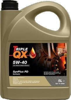 Triple QX Motoröl 5W-40 SYNPLUS Synthetiköl Motor Öl ACEA C3 API SN API CF PD 5L