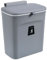 HOCHSTE Wall Mounted Waste Bin Kitchen Cabinet Door Cupboard Hanging Trash Can Lid Cover 9 Liters