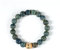 Lllunimon Zarte schöne Bodhi Wurzel Perlen Armband, einfache Single Loop Stretch Armband für Männer Frauen Meditation Yoga Mala,Grün
