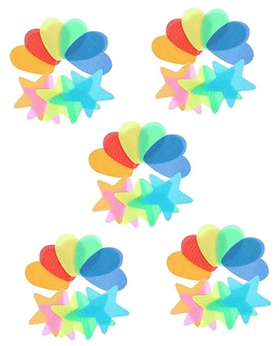 Ciieeo 5 Sets Teppichflecken-markierungsset Für Kinderteppiche Haken Und Pädagogische Bodenflecken Für Klassenzimmer Und Zuhause 20 Stück * 5