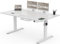 Devoko Scrivania Regolabile in Altezza 160 x 80 cm, Scrivania da Ufficio con Sistemi Anti-Collisione e Funzione di Memoria, Tavolo didattico Ergonomica Elettrica, Bianco
