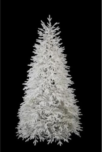 XONE Albero di Natale Lincoln White Real Touch Deluxe 180CM | Esemplare Bianco, Unico Solo POLIETILENE