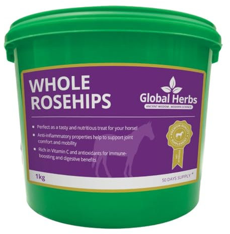 Global Herbs Rosehips for horses 1kg