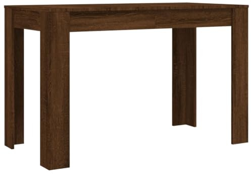 vidaXL Tavolo da Pranzo Rovere Marrone 120x60x76 cm Legno Multistrato