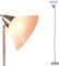 lianheng Minimalistische Stehleuchte, Schwenkbarer Kopf, Schalter, Büro-Stehlampe, Weiß, Metall, PVC