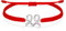 J.Endéar Bracelet Cancer Sensibilisation pour Femme Argent 925 Zircone, Cordon Rouge Bracelet Ajustable pour Fille, Foi Inspiration Cadeaux pour Elle
