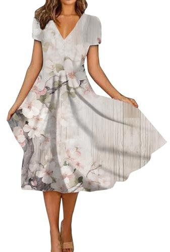 LSAltd Piratenkleid Damen Brautkleider Vintage Kleider Damen Abendkleid Damen Elegant Festliche Kleider Für Damen Kleid Hochzeitsgast Damen Weißes Kleid Kostüme Frauen Kostüm Kleid Weiß(3-White,S)