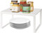 STOP SOUND Variera Organizer Cucina: Ripiani Portaoggetti Impilabili, Divisorio per Ripiani e Scaffale, Salvaspazio Mobile con Mensole, Porta Piatti e Stoviglie, Alzatina, Portaspezie