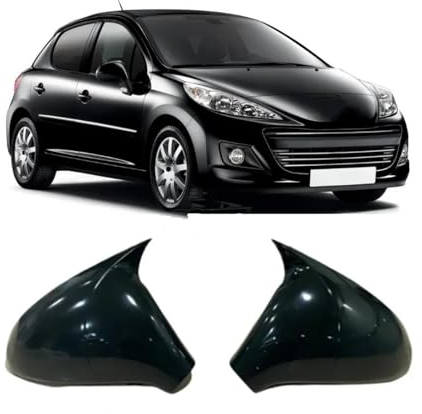 Boîtier Rétroviseur Coque De Rétroviseur De Voiture pour Peugeot 207 2006-2012 2007 2008 2009 2010 2011 Coquille Rétroviseur