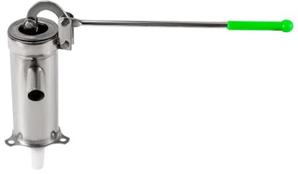 Schwengelpumpe,Hand Brunnen Pumpe Manuelle Tiefwasser Pumpe Su202 Edelstahl Handheld Presse 32mm Effizient Wassertiefe Bis 8m,Geeignet Für Gärten,Parks und Teiche