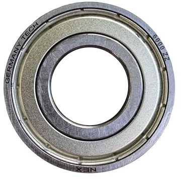 NEX 6000 zz, 1 Stück, Kugellager, 10 x 26 x 8 mm, doppelte Dichtung aus Metall und verchromtem Stahl, 6000-zz Kugellager abgedichtet