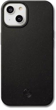 Wave Case Compatible with iPhone 15 MagSafe Case | Eco-Friendly | Shock-Absorbing Corners | 2mm Raised Lip | Ultra-Thin | 360° Protection | Black
