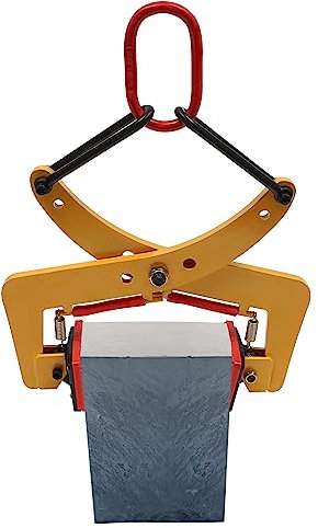 Hebeklemmen, verstellbar, Zange für Bordsteinkanten, 8 – 30 cm, Steinhalter, Hebebühne, 280 kg, Stein, Haken, Hebeplatte, zum Festziehen von Paletten, Holz, Bau