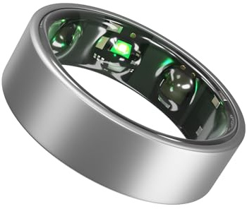 Gabit Smart Ring | Health Tracker | Sleep, Fitness, Nutrition, Stress | 7+ Day Battery, Track Steps, AI Food Logging | Buy Sizing Kit First | Smart Ring for Men & Women | Titanium, Matte Silver 11