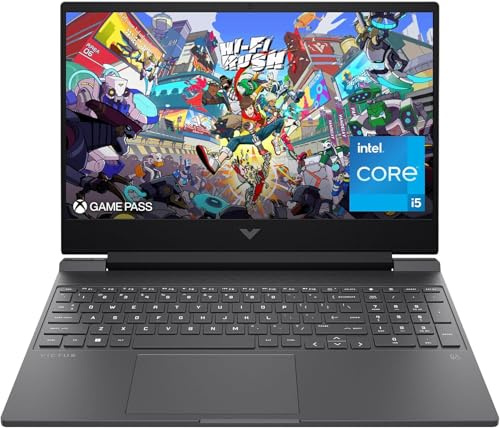 HP Victus 15.6 Full HD 144Hz Gaming Laptop, Intel Core i5-12450H, NVIDIA GeForce RTX 3050,16GB RAM, 512GB PCIe SSD, Wi-Fi 6, Backlit Keyboard,Windows 11 Pro, Performance Blue