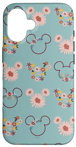 Disney Mickey Mouse Blumen und Gänseblümchen Druck Hülle für iPhone 16