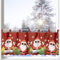 heimtexland ® Scheibengardine Weihnachten Fensterdeko Weihnachtsgardine Bedruckt Deko Gardine Satin Blickdicht rot gebogt 45x120 Advent Typ651 Santa - Rock n Roll