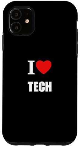 Coque pour iPhone 11 J'aime les nouvelles technologies et tendances Gadgets