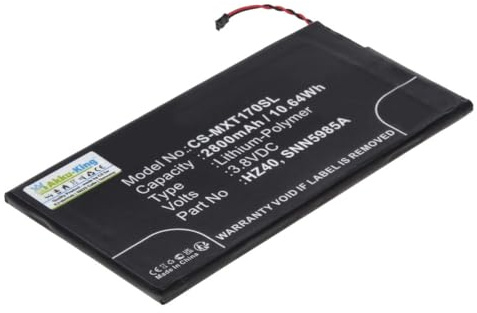 Akku kompatibel mit Motorola HZ40 - Li-Polymer 2800mAh - für Moto Z2 Play, Moto Z2 Play Dual SIM, XT1710-06, XT1710-08, XT1710-09, XT1710-11