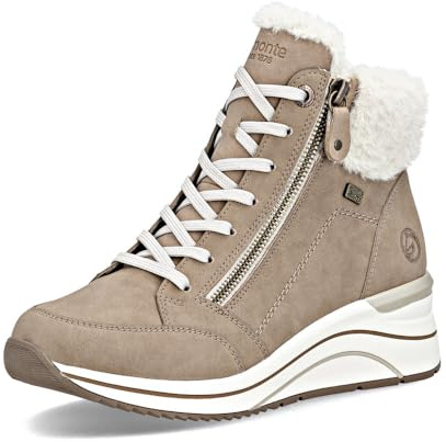 Remonte Damen High-Top Sneaker D0T77, Frauen Halbschuhe,lose Einlage,wasserabweisend,remonteTEX