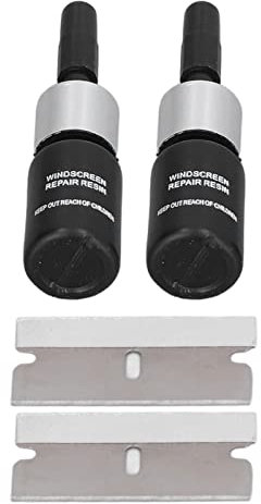 Ventana DIY - Reparación de cristal líquido para reparación de grietas, alta eficiencia para varios chips laminados y reparaciones de grietas, material para automóviles
