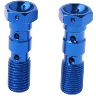 CSSPDM Schrauben-Unterlegscheiben-Set Universal 1,25mm Motorrad Brems Zylinder Öl Schlauch Schraube Banjo Rohr Schläuche Schrauben Für Für Suzuki Zubehör(Type B)