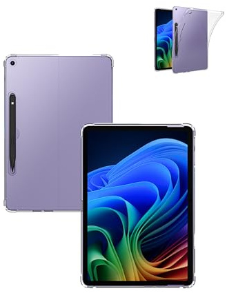 Case for Microsoft Surface Pro 2025 12 Tablet, yystao Airbag Soft TPU Protective Case Cover Compatible with Microsoft Surface Pro 2025 12, Shockproof, Scratch-Resistant & Slim Fit, Clear