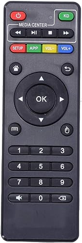 Télécommande IPTV Infrarouge Compatible avec X96, X96 Mini, X96W | KEUPOK Télécommande pour Android TV, Insérez simplement les piles, aucun réglage ni programmation requis.