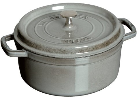 Staub Cocotte Single pan - Cacerola (Single pan, Gris, hierro fundido, 4,6 L, 26 cm, 5,5 kg)