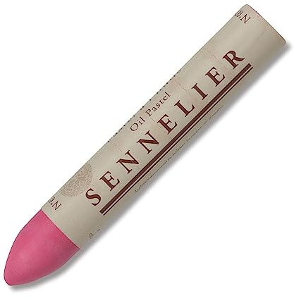 Large Oil Pastel Pale Pink Madder Lake