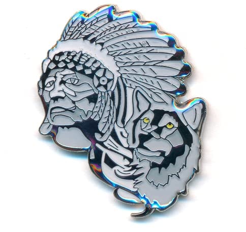 Badge américain américain américain avec loup 0835