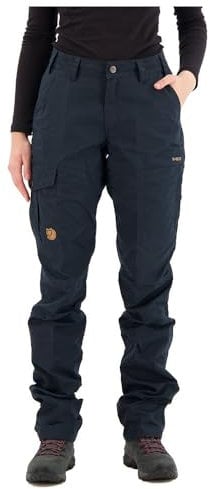 Fjällräven Damen Karla Pro Curved Outdoor hose, Dark Navy, 44 EU