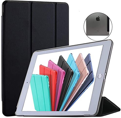 Durasafe iPad Pro 10.5/Pro 9.7 9.7 2017/2016/iPad mini 4/mini 3,2,1 custodia ultra slim Smart Cover [Tri-Fold traslucido] [auto Sleep/Wake funzione] nero Black iPad Pro 10.5 2017