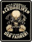 RAHMENLOS Original Blechschild für die trinkfeste Landjugend: Bei Uns im Dorf Bin ich der Fahrer!