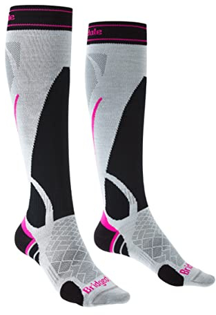 Bridgedale SKI Lightweight Merino Performance Women's - Small Silver/Black